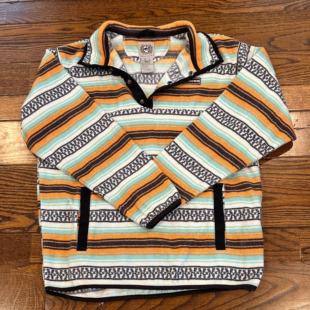 Cinch Multicolor Striped Sweatshirt